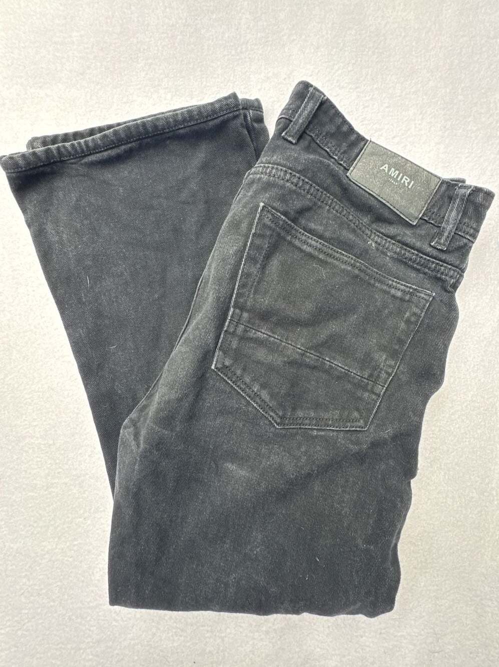 AMIRI Men's Black Faded Denim Jeans size 34